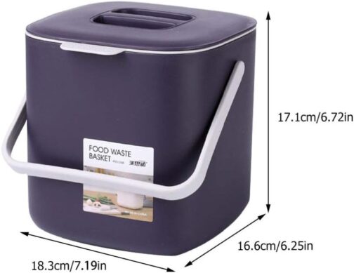 Kitchen Wet Dry Food Waste Bin - Image 4