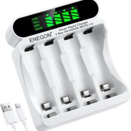 ENEGON 4 Slot Battery Charger