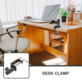 Desktop Clip Clamps C-clamp Mount G-clamp Desk Clamp Mount Microphone Arm Stand Bracket C-clamp Desk Mounting Stand Boom Tripod Nb35