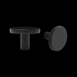 JAMY D 35 MM MATT BLACK ALUMINIUM KNOBS