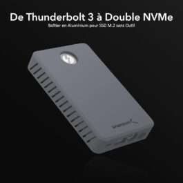 SABRENT Thunderbolt 3 Dual Bay Clone M.2 SSD Docking Station