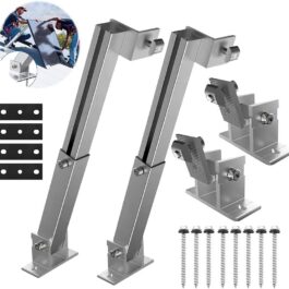 Raised Solar Panel Bracket, Solar Panel Mount Tilt Brackets for Roof, Mobile Home