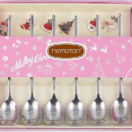 Hemoton Set of 6 Stainless Steel Coffee Spoons