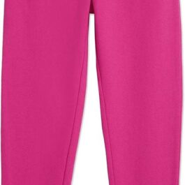 Nautica Little Girls’ Fleece Sweatpants, Functional Pockets, Elastic Waistband & Drawstring Closure