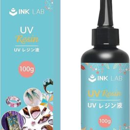 UV Resin Liquid, Highly Transparent, Fast Cure, Hypoallergenic, Hard Type, DIY, Easy Operation, Crystal, Resin Jewelry, Accessories, Clear, Beautiful, Glossy, 3.5 oz (100 g)