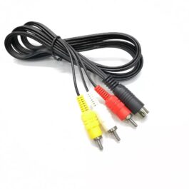 AV RAC Audio Cable Cord Adapter+AC Power Supply