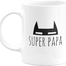 Super Papa Funny Ceramic Mug Ideal Father’s Day or Christmas Gift