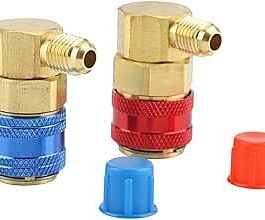 AC Manifold Gauge R134a Hose Conversion Quick Adapter Fitting Coupler High Low