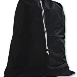 Heavy Duty Extra Large Laundry Bag with Drawstring, Black