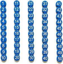 Magnetic magnets Numbers X45 – MAISON DECO