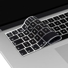 Silicone Keyboard Protector/Cover in Spanish. Protective keyboard cover adapted to your Touch Bar.