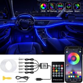 Interior Car LED Strip Lights with Wireless APP and Remote Control