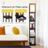 ATAMIN 72" Floor Lamp for Living Rooms, Premium Tall Floor Lamp with Shelves and Drawers, Sturdy Shelf Floor Lamp for Bedrooms - Image 3