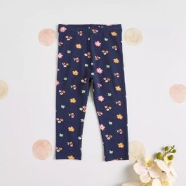 Carters Navy Flower Pant