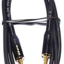 Stereo Plug Gold Plated Metal Stereo Plug EP Universal AUX Auxiliary Cable Stereo Cable For Car Stereo Mobile Phones CD MP3 DVD MP4 Player BLACK