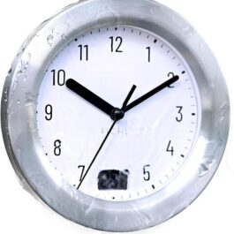 Frameless Silent Wall Clock, Mono Series, Transparent Face, Quiet Sweeping Mechanism