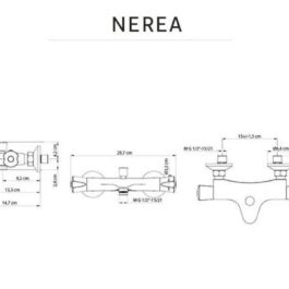 Nerea Thermostatic Bath Mixer