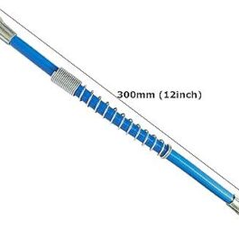 Inditrust 1pc Double handle Grease Gun Coupler with 1pc 30cm Hose 10000 PSI compatible with All Grease Guns