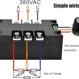 Portable Solid State Regulator, 3-Phase Voltage Controller for Electric Furnaces & Lighting