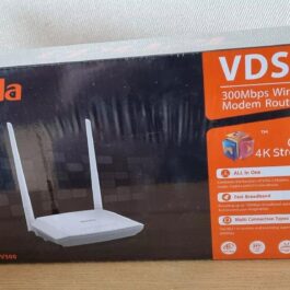 Tenda V300 300 Mbps Wireless N VDSL2 Modem Router – Gaming 4K Streaming