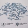 Universal Zinc Plated Steel 4.0 x 35 mm Wood Screws, Torx Head, Countersunk Head, Chipboard Screws (300, 4.0 x 35 mm)