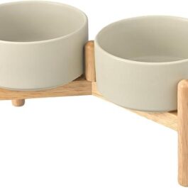 Ceramics Raised Dog Bowls