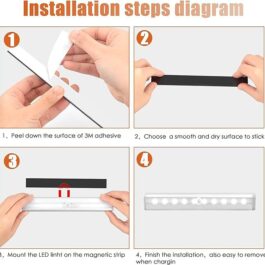 Jinlaili LED Motion Sensor Cabinet Lights