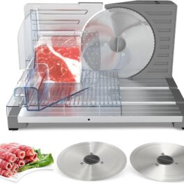 Meat Slicer for Home, Electric Deli Food Slicer