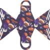 Halloween Theme Non-woven Fabric Gift Bags with Handle, Candy Bags, Trapezoid with Pumpkin & Bat Pattern, Sandy Brown, - Image 5