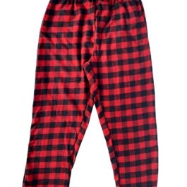 Girls Pajama Plaid PJ Cotton Pants