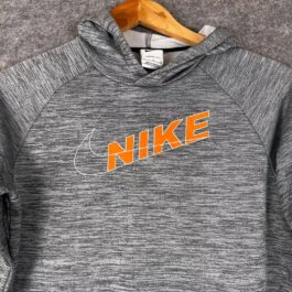 Nike Big Boys Therma-fit Graphic Orange Camo Training Hoodie