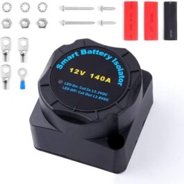 12V VSR 125A Voltage Sensitive Relay Automatic Charger Waterproof Relay Battery Isolator for Camping Smart Car Auto Parts