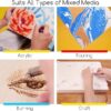 MEEDEN for Painting, Made of Natural Birch Wood, Canvas Set, Deep Canvases for Acrylic Paints, Pouring Art, Crafts Paint, Mixed Media Oils, Encaustic