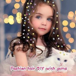 Magic Hair Maker Sticker rig Hairdressing Girl Dream Pink Dressing Rhinestone…