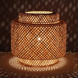 natural bamboo lamp