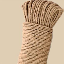 Decorative Rope, Natural Jute Rope, Twine DIY Basket Craft Cat Pet Scratching Handmade Decor 10mm, Natural Jute Fabric Rope Twine Rolls Hemp Rope