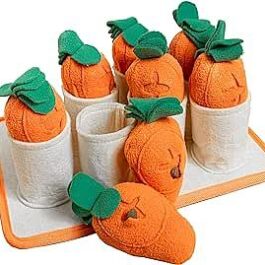 Carrot Harvest Snuffle Puzzle Toy