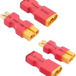 4pcs XT60 Female to Male Deans T Plug Connector Adapter No Wires RC LiPo Battery Connectors