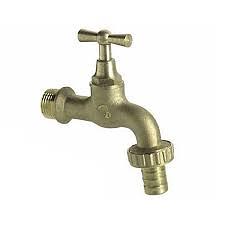 Garden Tap Outdoor Faucet with Hose Adaptor Brass Hose Union