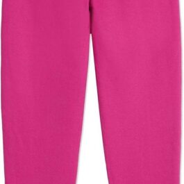 Nautica Little Girls’ Fleece Sweatpants, Functional Pockets, Elastic Waistband & Drawstring Closure