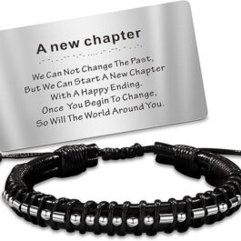 Inspirational Gifts for Men Morse Code Bracelets