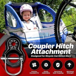 Bike Coupler, Coupler Hitch Attachments Compatible with Schwinn & Instep Bike Trailers