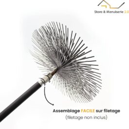 Store & Menuiserie 2.0 – Chimney Sweep Brush for Uncoated Pipes