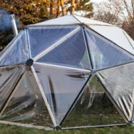 Hubs Geodesic Dome Kit – Scalable – DIY – Garden Building – Architecture – Buckminster Fuller – Arbour – Fruit Cage – 26pcs