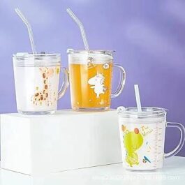 Kids Glass Milk Cup Childrens