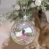 Iridescent Ornaments Balls, Plastic Christmas Ornaments Balls