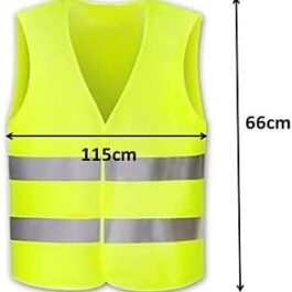 Anlising, Reflective Safety Vest High Visibility Yellow Safety Vest