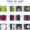 BoxLegend V3 Shirt Folding Board, T-Shirts, Clothes, Folders, Durable Plastic, Black - Image 5