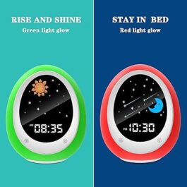 I CODE Children’s Alarm Clock, Routine Helper, Children’s Sleep Trainer, Toddler Nursery Noise Machine