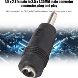 5pcs Female to Male Power Adapter Connector